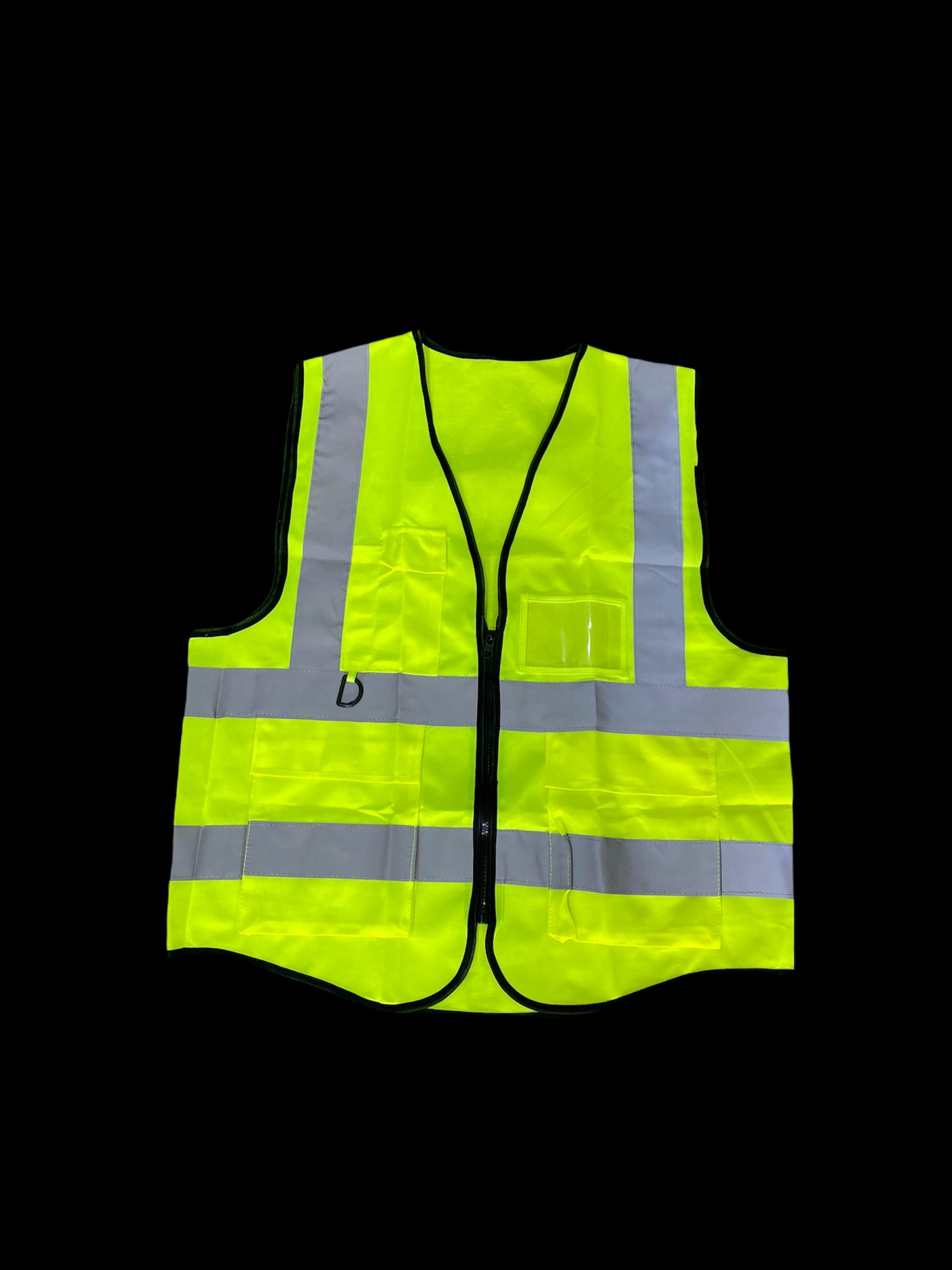 GILET FLUORESCENT MULTIPOCHES
